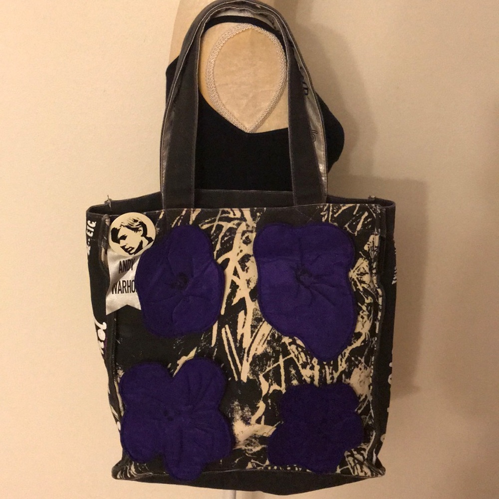 Andy Warhol Flowers Tote bag